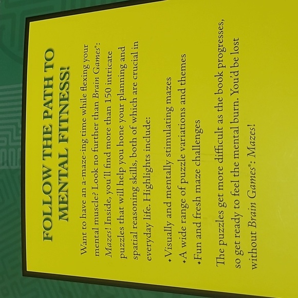 BRAIN GAMES MAZES PRICE FIRM - Picture 3 of 12